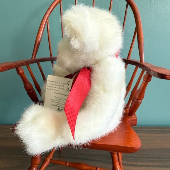 Vtg 90's Boyds Bears Valerie B Bearhugs w Tags Hearts Red White 510301 Teddy 10" - Picture 5 of 10